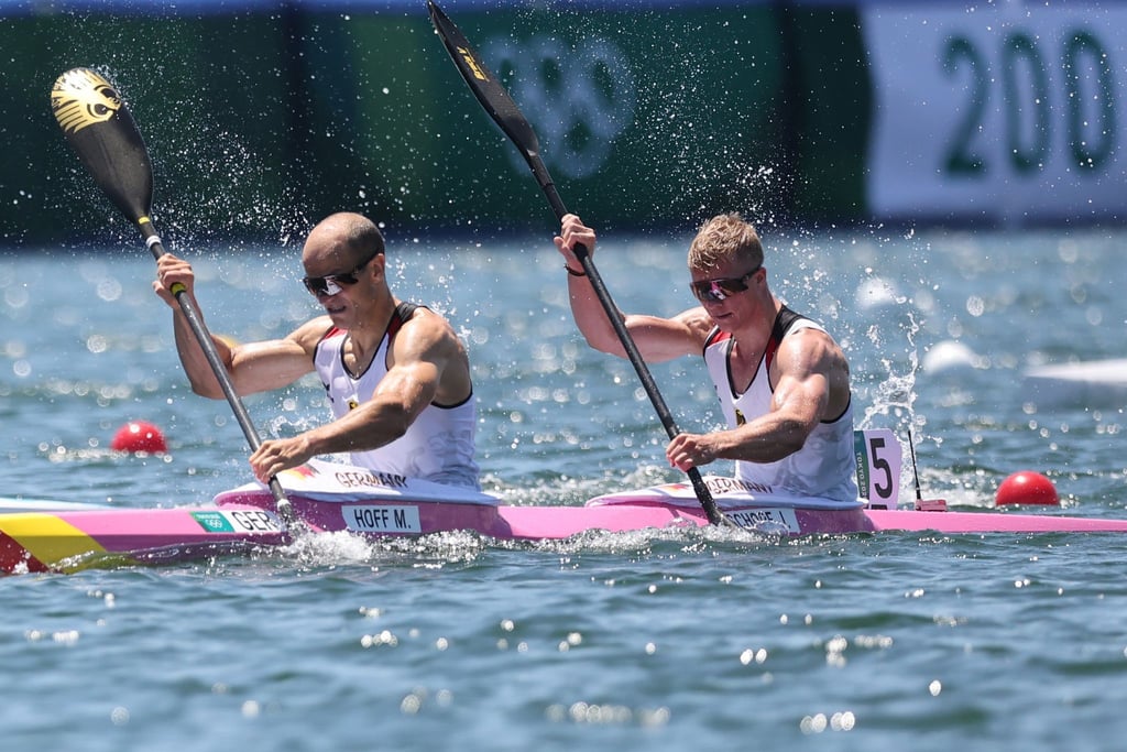 Max Hoff (l) und Jacob Schopf haben im olympischen Finale Silber geholt.
