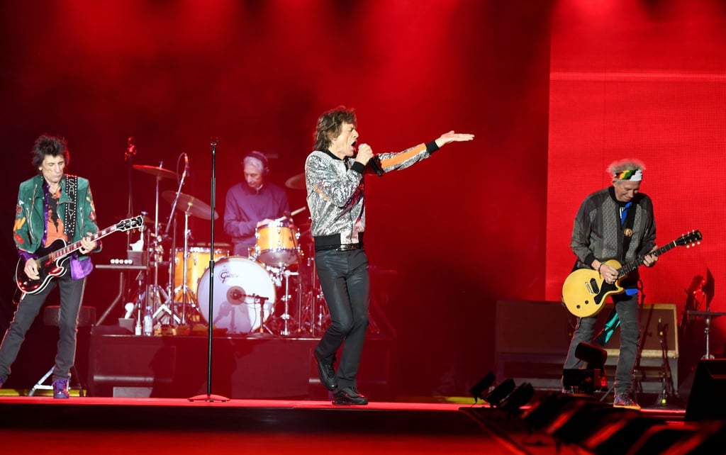 The Rolling Stones beim Start ihrer Europatour in Hamburg.
