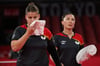 Die deutschen Tischtennisspielerinnen haben das kleine Finale gegen Hongkong verloren.