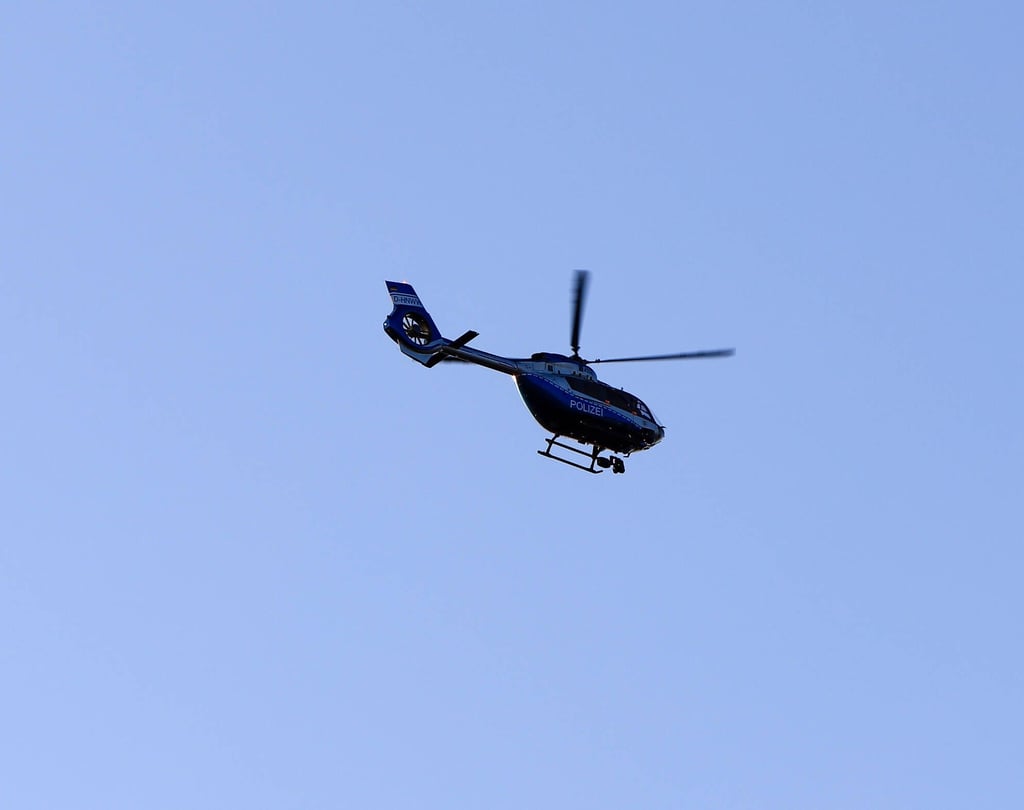 Polizeihubschrauber. (Symboldbild)