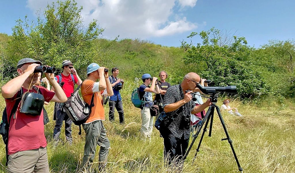 Groß war das Interesse an der Vogelwanderung.