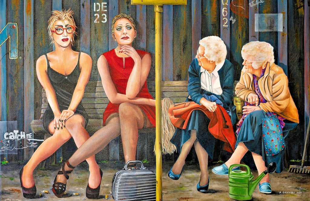 Das Bild „Sonntagmorgen" wurde aus den Kunstpromenaden gestohlen.