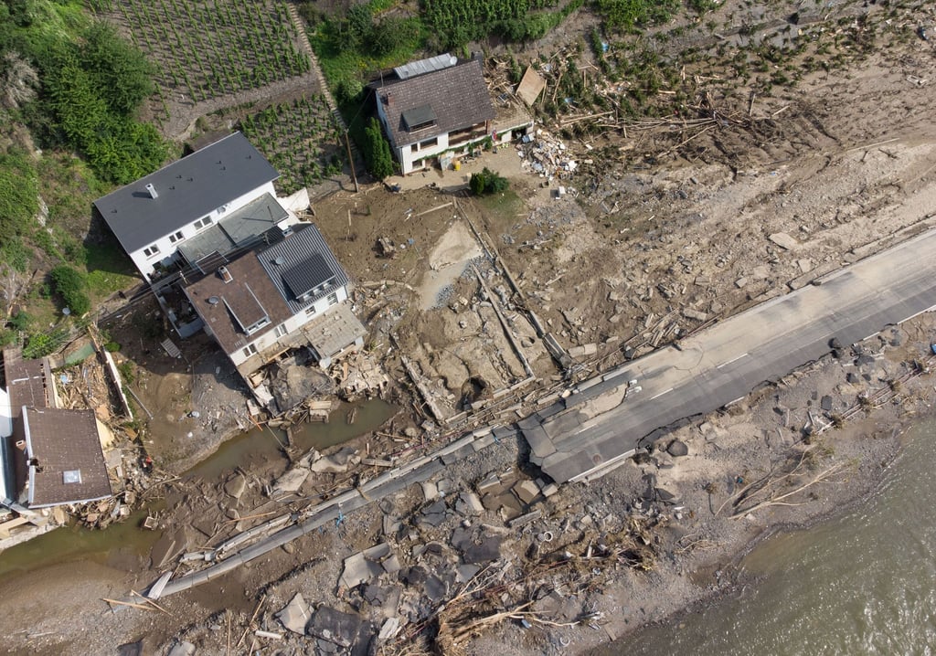 Zahlreiche Häuser wurden bei der Hochwasserkatastrophe komplett zerstört oder stark beschädigt.