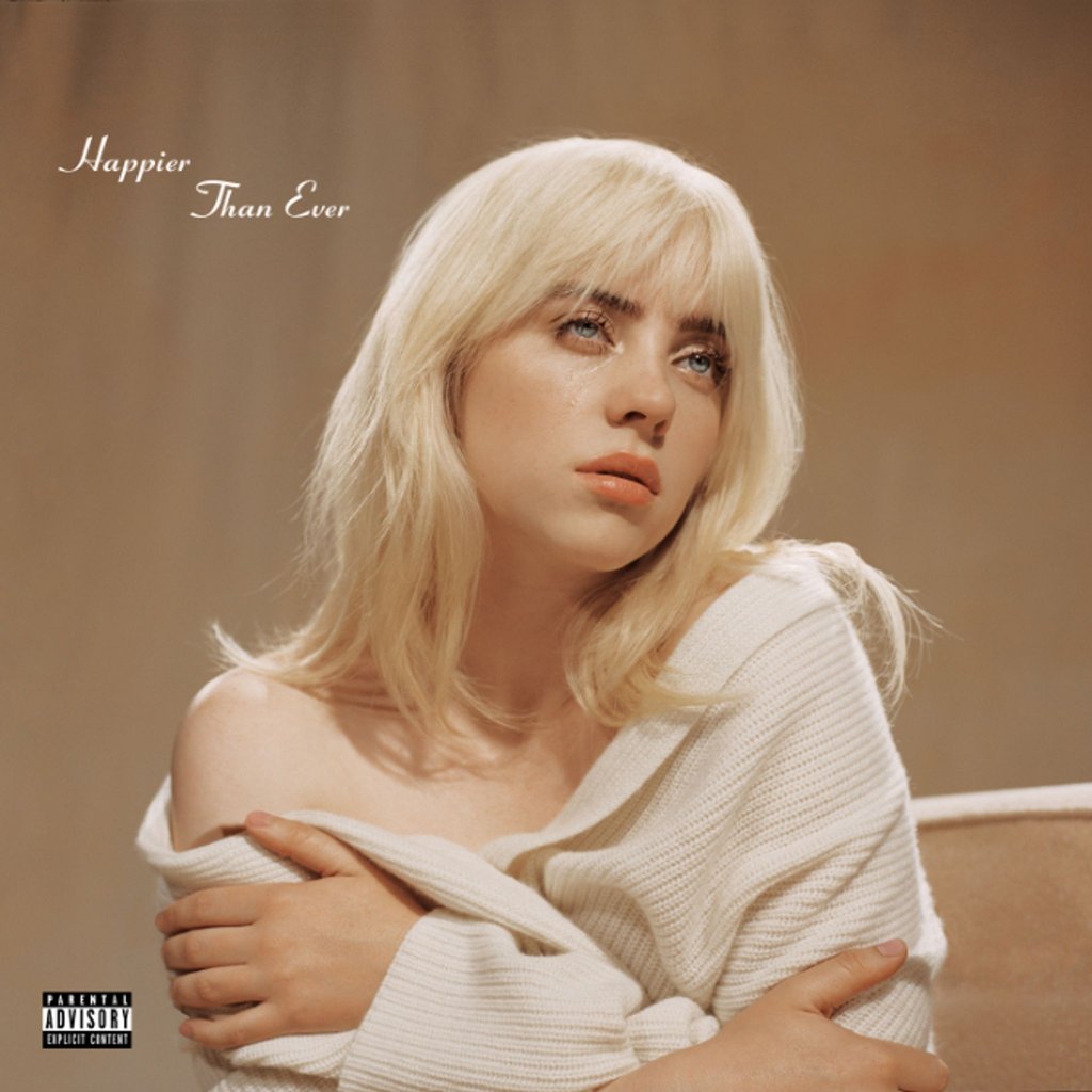 Das Cover des Albums "Happier Than Ever" von Billie Eilish.