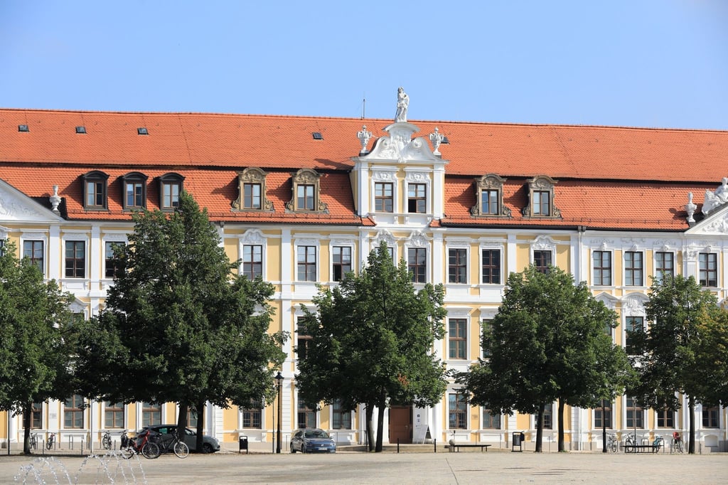 Blick auf das Landtagsgebäude.