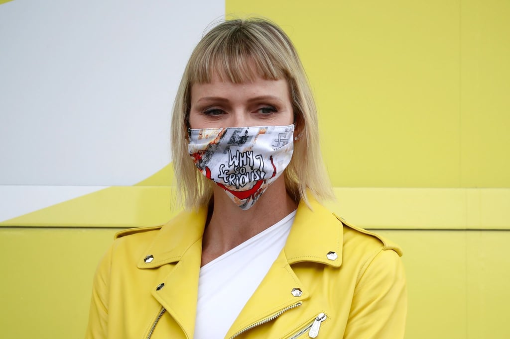Fürstin Charlene von Monaco bei einem Radsport-Event in Nizza. Charlène ist seit Jahresbeginn in Südafrika, um den Kampf gegen die Nashorn-Wilderei zu unterstützen.