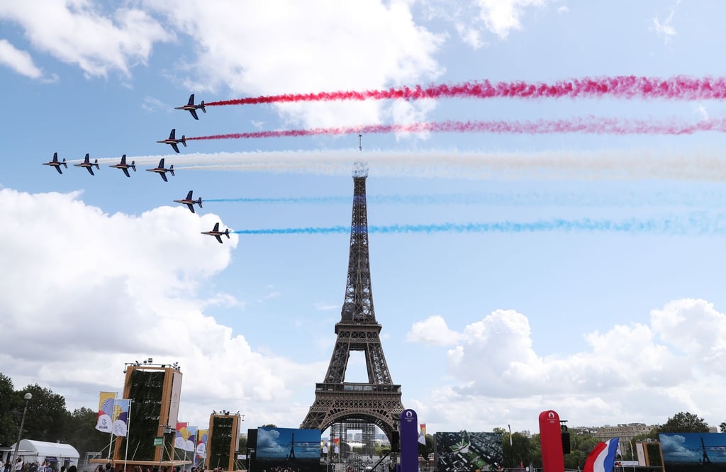 In einer spektakulären Show hatten die Macher der Sommerspiele 2024 für den nächsten Olympia-Gastgeber Paris geworben.