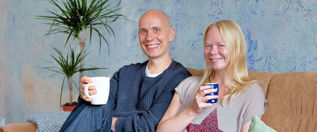 Line Bøgh und Christian Gundtof sind Neuzeitzer, wohnen in der Scharrenstraße.