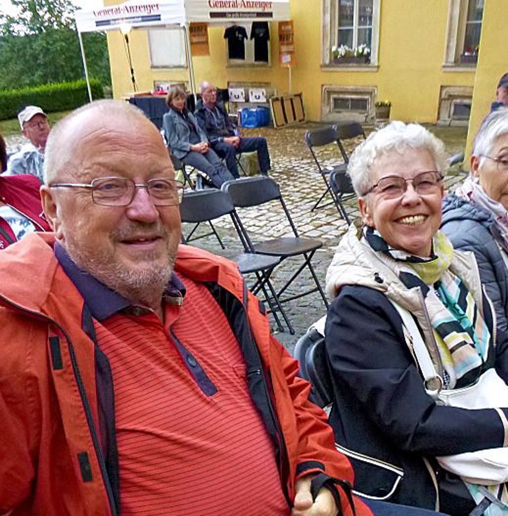 Bernd und Annemarie Zaschke aus Barby saßen im Publikum.