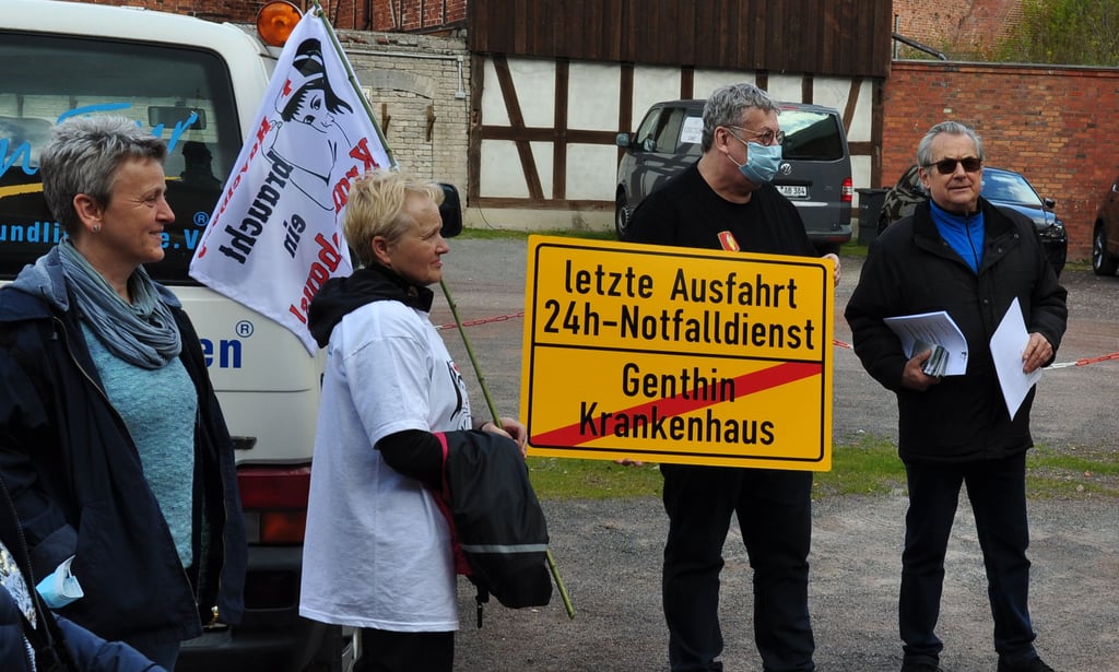 Seit einigen Monaten demonstrieren Havelberger und Genthiner gemeinsam für eine Notfallversorgung im ländlichen Raum.