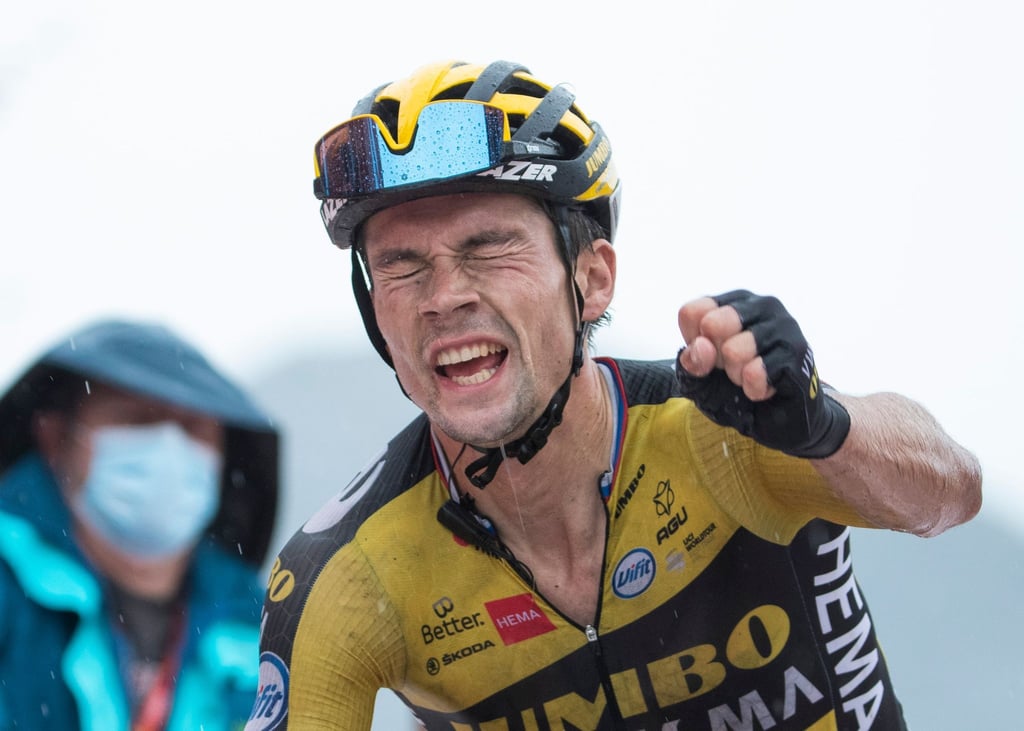 Der Slowene Primož Roglič feierte bei der Vuelta seinen dritten Etappensieg und eroberte das Rote Trikot zurück.