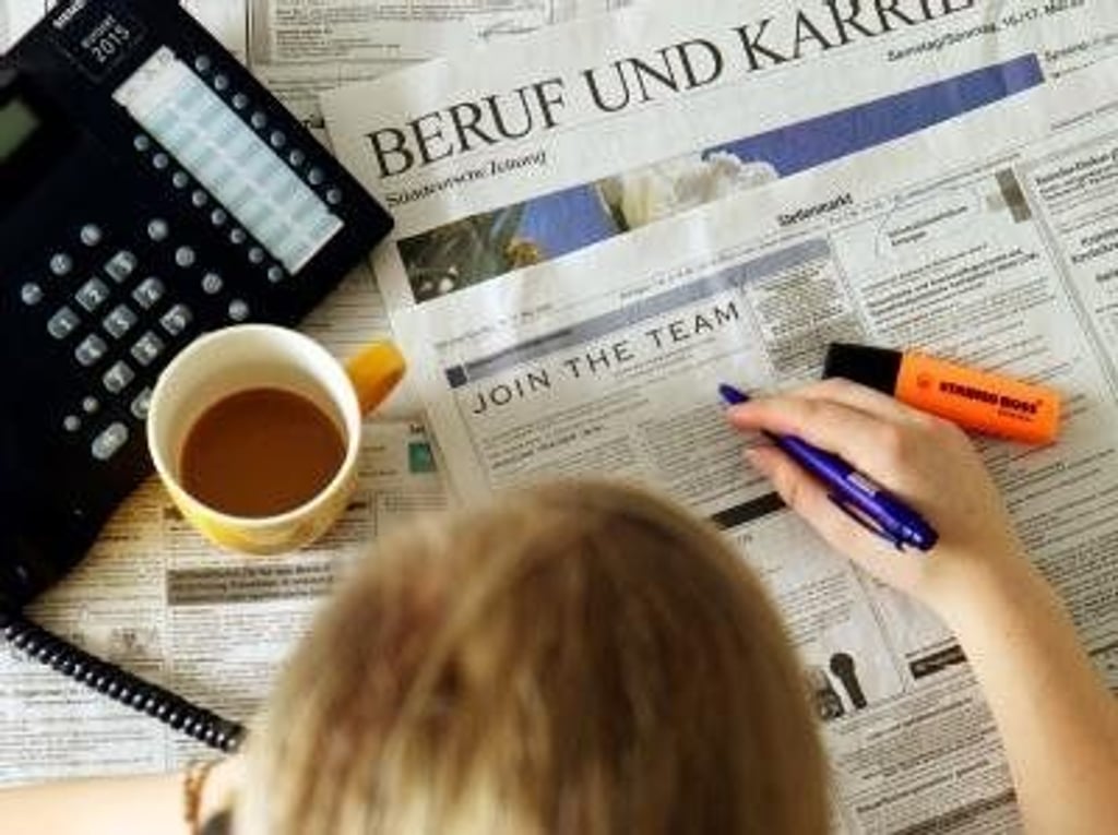 Arbeitssuche - Symbolbild