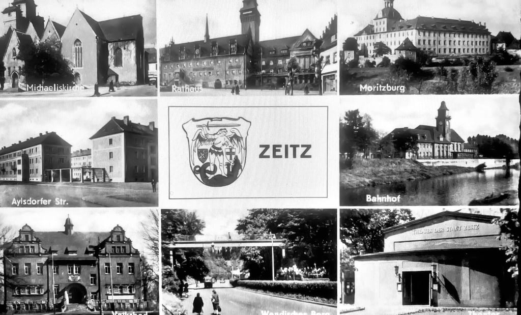 Die Sammlung von Alma Schröder umfasst Postkarten aus DDR-Zeiten, oft mit mehreren Fotos.