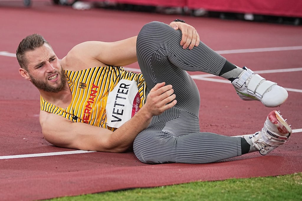 Speerwerfer Johannes Vetter kam mit dem Belag im Stadion überhaupt nicht zurecht.