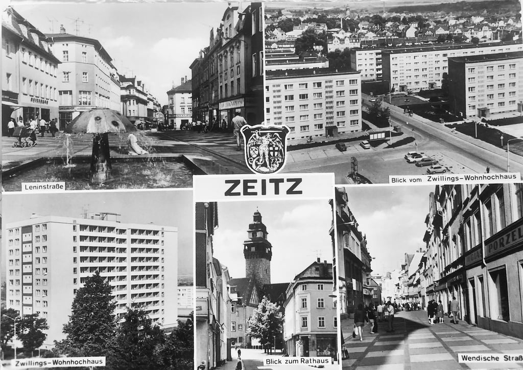 Einen Querschnitt durch die Stadt bietet diese Postkarte Mitte der 1970er Jahre.