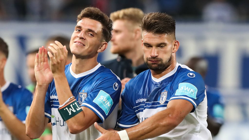 Tobias Müller (l.) und Kai Brünker (r.) fehlen dem FCM am Samstag in Dortmung.
