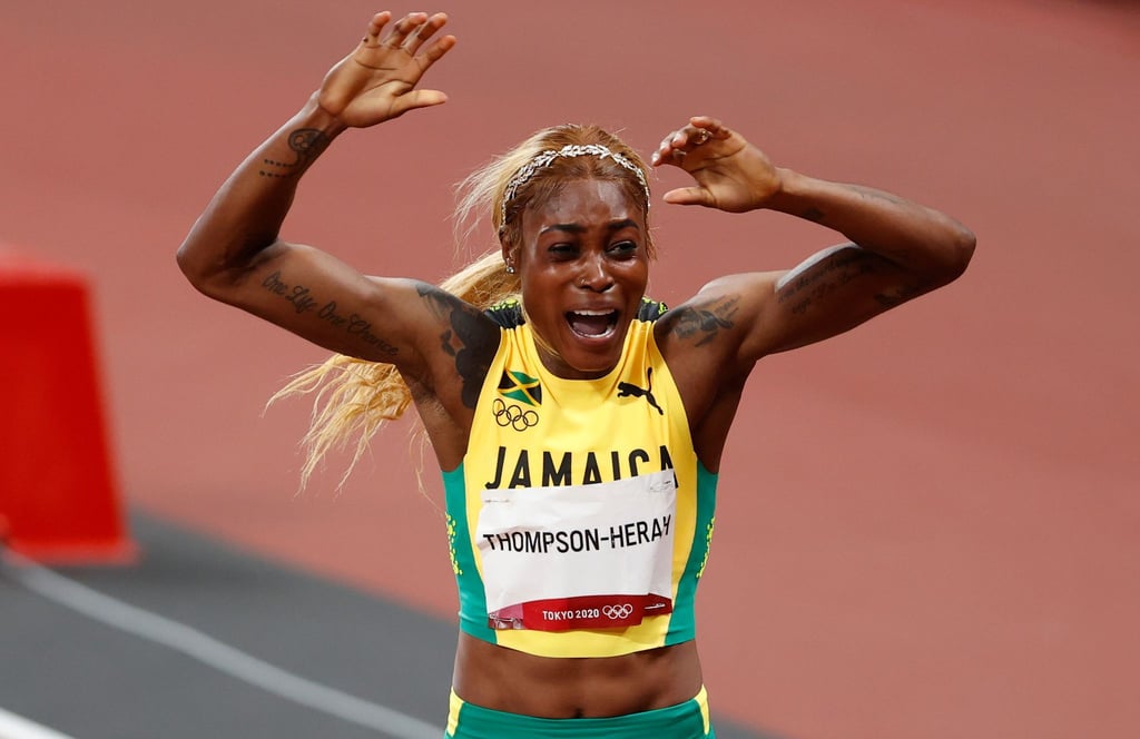 Lief beim Diamond-League-Meeting in Eugene über 100 Meter eine Fabelzeit: Olympiasiegerin Elaine Thompson-Herah.