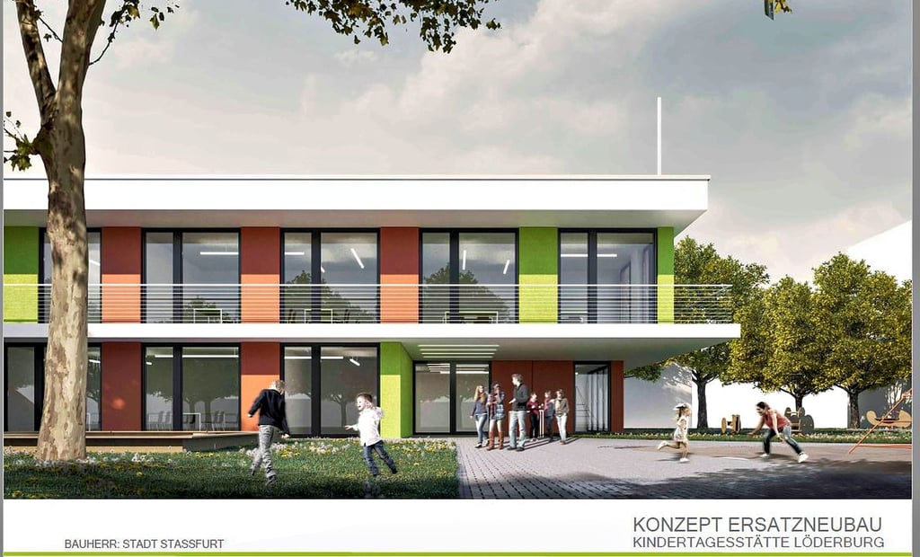 So könnte die neugebaute Kita Löderburg aussehen. Unklar ist, wann der Neubau beginnen könnte.