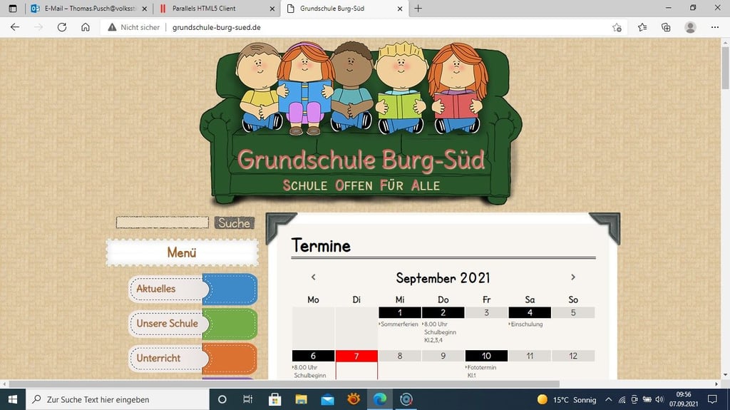 Auf ihrer Internetseite bekennt sich die Grundschule in Burg-Süd zur Integration, um die Klasseneinteilung gab es Ärger, Rassismusvorwürfe wurden laut.