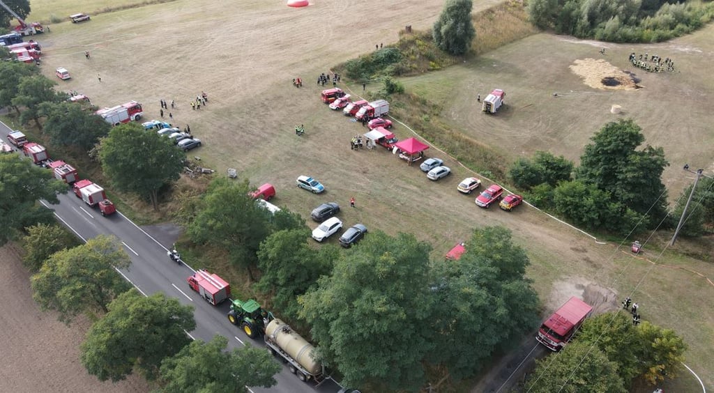 Um die übenden Einheiten nicht zu behindern, wird eine weiträumige Umfahrung der Region empfohlen.