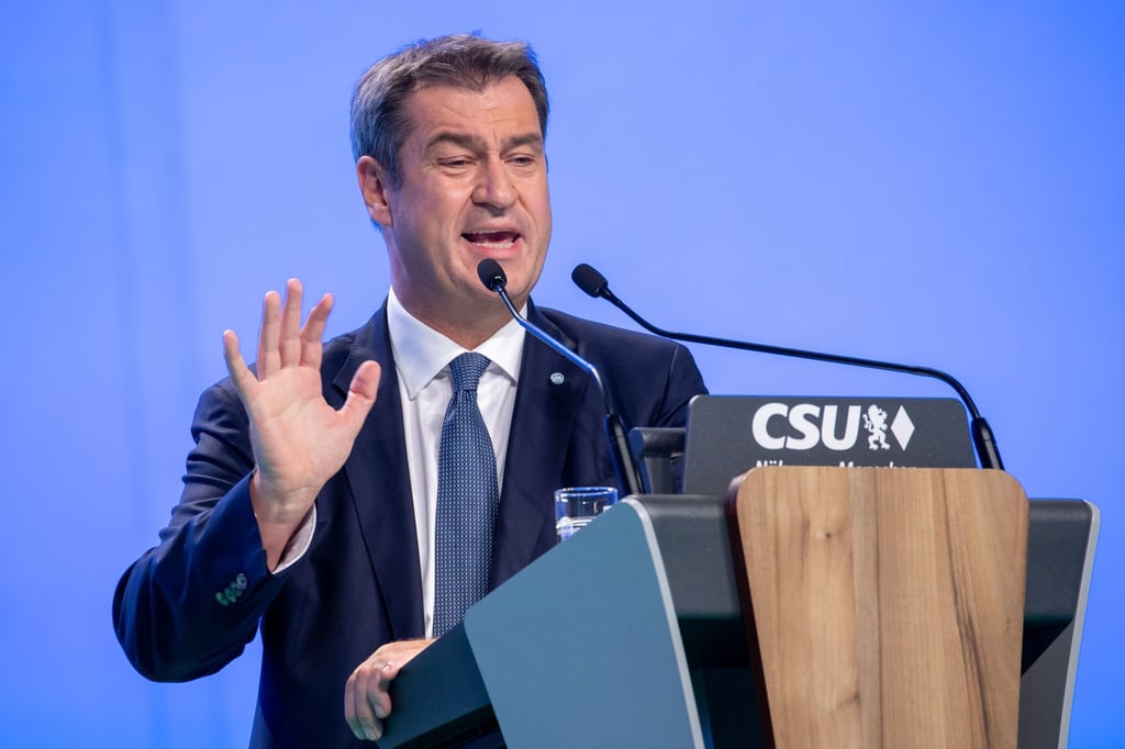 Markus Söder bleibt Parteivorsitzender der CSU.