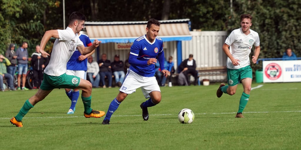 Victor-Ramon Roldan-Arias (am Ball) und Westerhausen fiebern der neuen Saison entgegen.