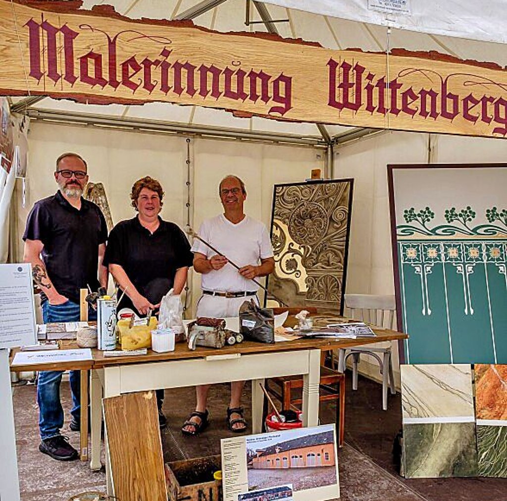 Die Wittenberger Malerinnung um Matthias Pohl.