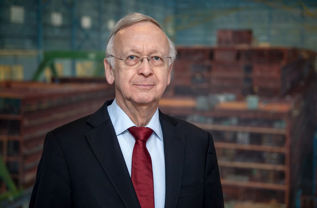 Bernard Meyer, Geschäftsführer der Meyer-Werft Papenburg.
