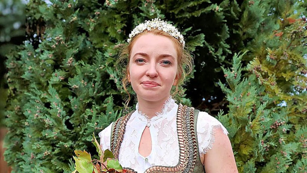 Die erste Elsbeerkönigin: Diana Rappe