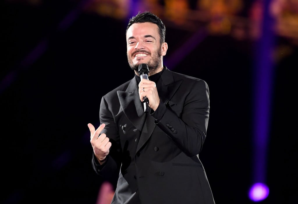 Giovanni Zarrella steht bei der Show "Schlagerchampions – Das große Fest der Besten" auf der Bühne.