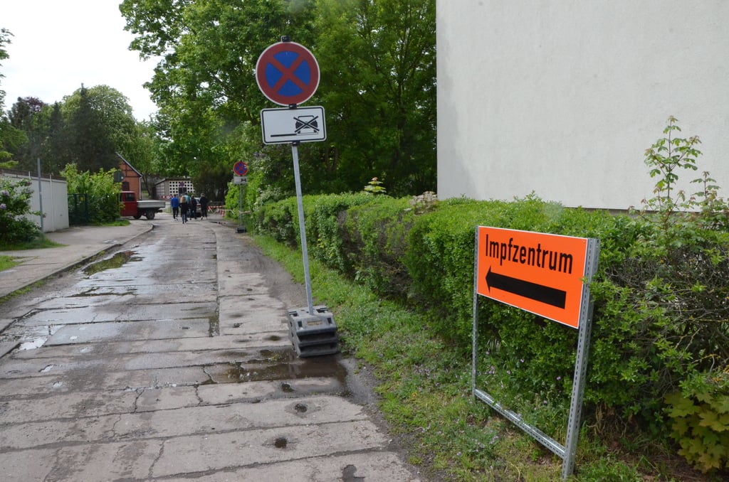 Das Impfzentrum in der Osterburger Straße in Stendal wird bald geschlossen.