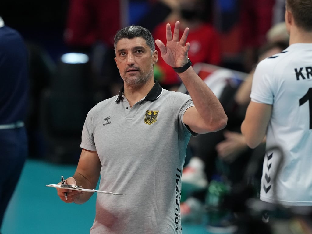 Der Bundestrainer der deutschen Volleyballer: Andrea Giani.