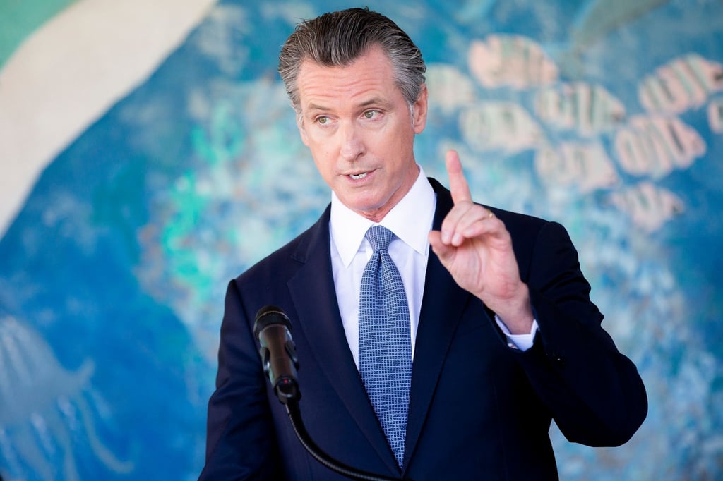 Umfragen sagen für Gavin Newsom eine ausreichende Mehrheit voraus.