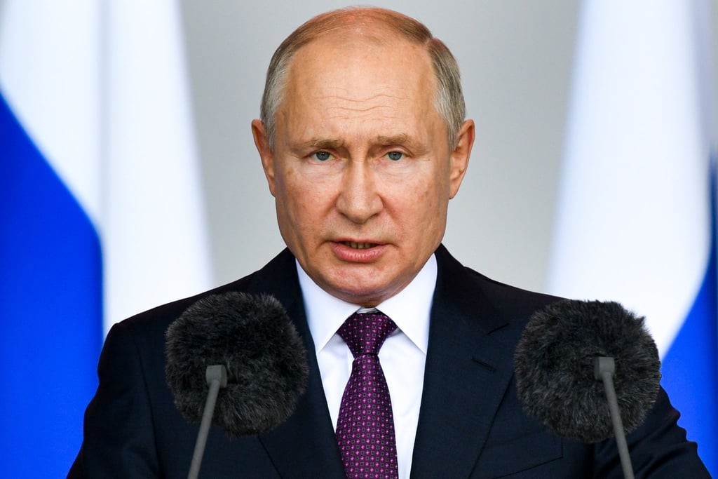 Der russische Präsident Wladimir Putin will vorerst nur online an Konferenzen teilnehmen.