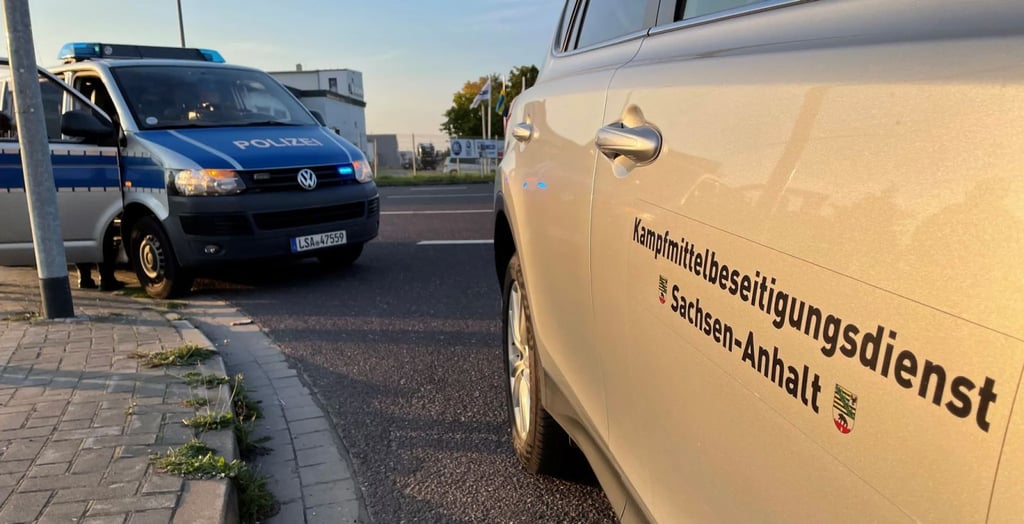 In Magdeburg wurde eine Fliegerbombe gefunden. Der Kampfmittelbeseitigungsdienst will sie vor Ort sprengen.