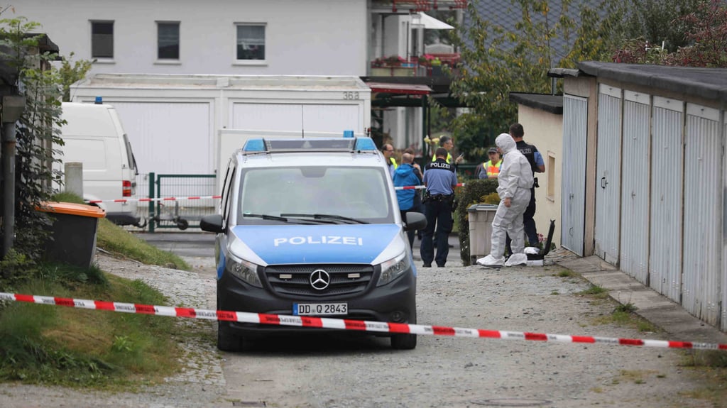 Eine junge Frau wurde am Mittwoch im sächsischen Großröhrsdorf erstochen.