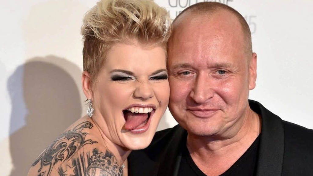 Melanie Müller und ihr Mann und Manager Mike Blümel.