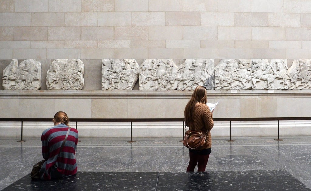 Teile des Parthenon-Fries werden im British Museum ausgestellt.