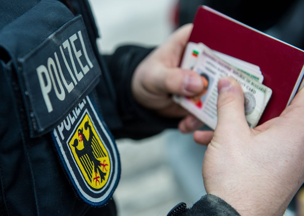 Eine Kontrolle der Bundespolizei.