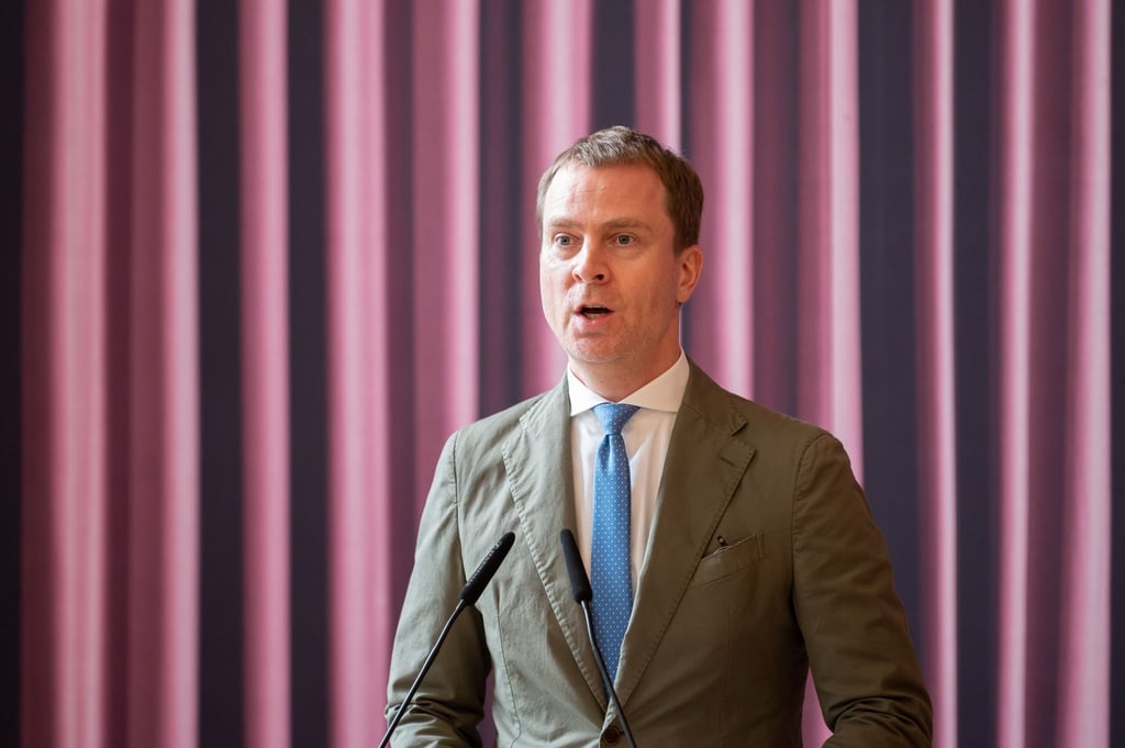 Der Direktor des Städel Museums Philipp Demandt spricht im Städel Museum.
