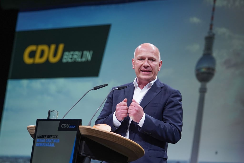 Kai Wegner (CDU) spricht.