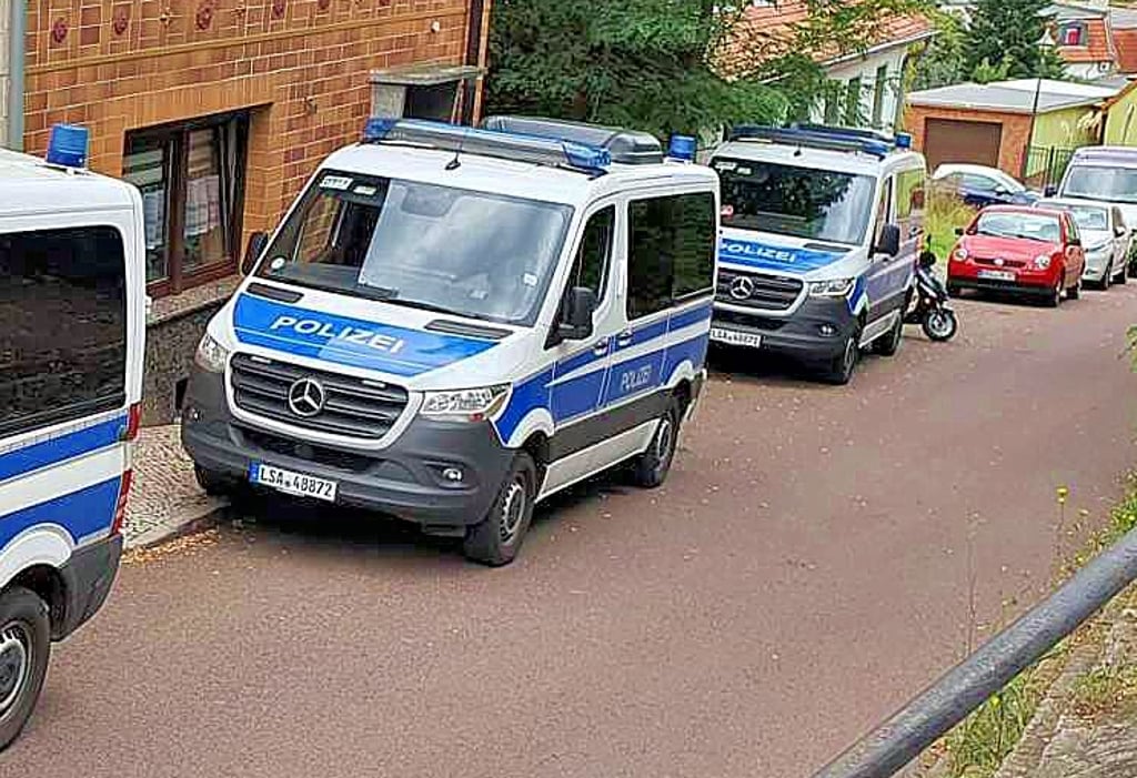 Razzia an der Rosenstraße in Bernburg