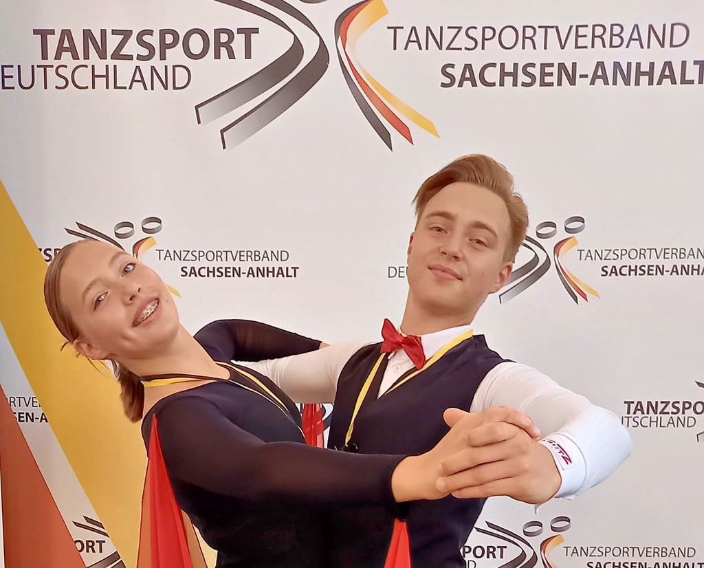Johanna und Peter Fink aus Weißenfels freuten sich über ihren Titel.