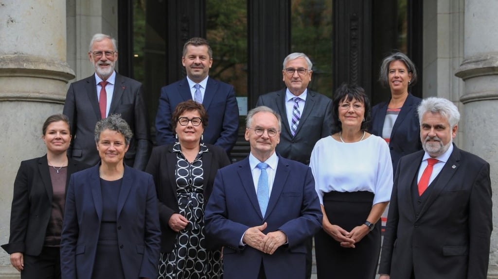 Sachsen-Anhalts Ministerinnen und Minister.