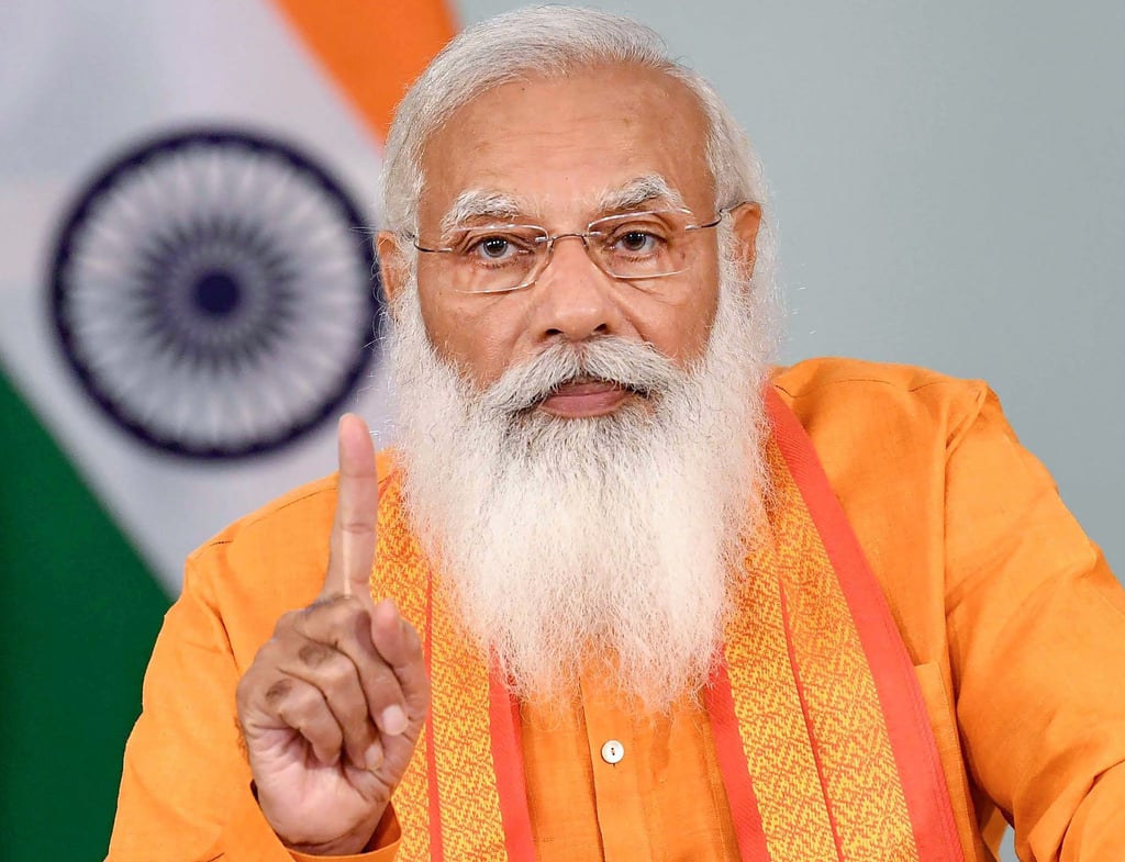 Der indische Premierminister Narendra Modi hat Geburtstag.