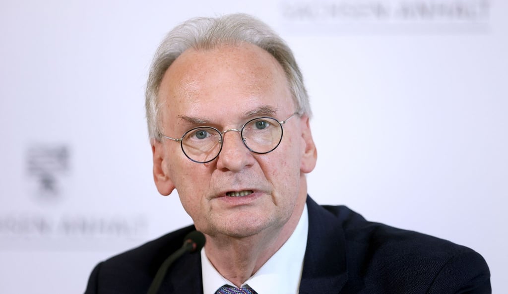 Reiner Haseloff (CDU), stellt sich zur Wiederwahl als Ministerpräsident von Sachsen-Anhalt.