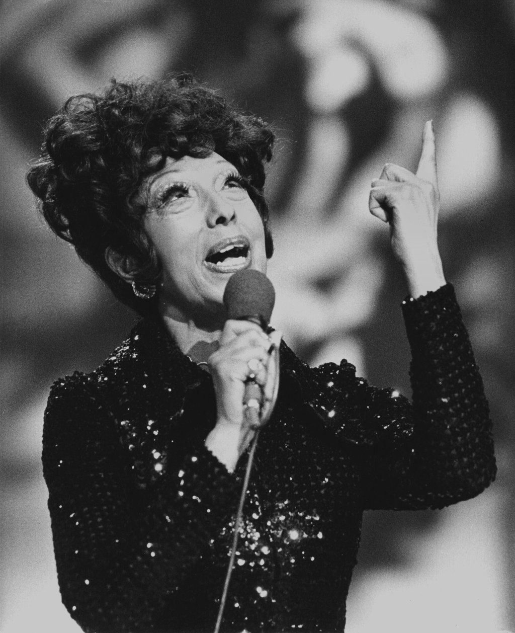 Die französisch-amerikanische Tänzerin und Sängerin Josephine Baker (1973).