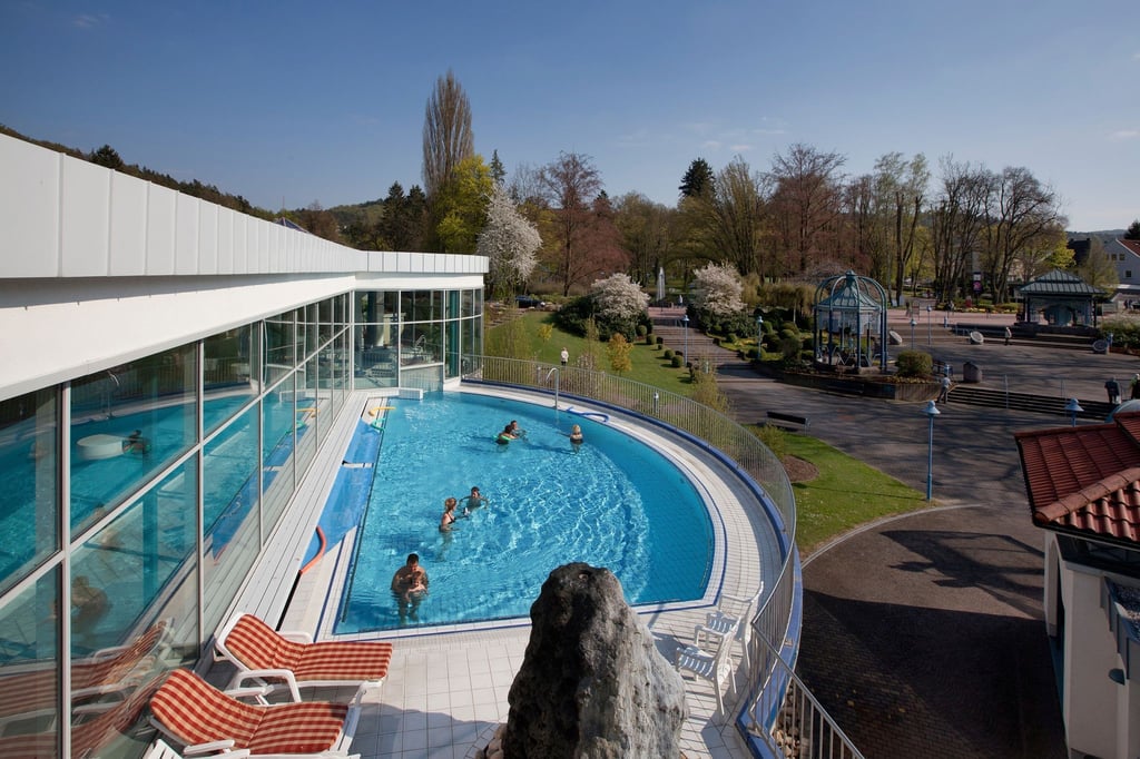 Der Kurort Bad Wildungen in Hessen.