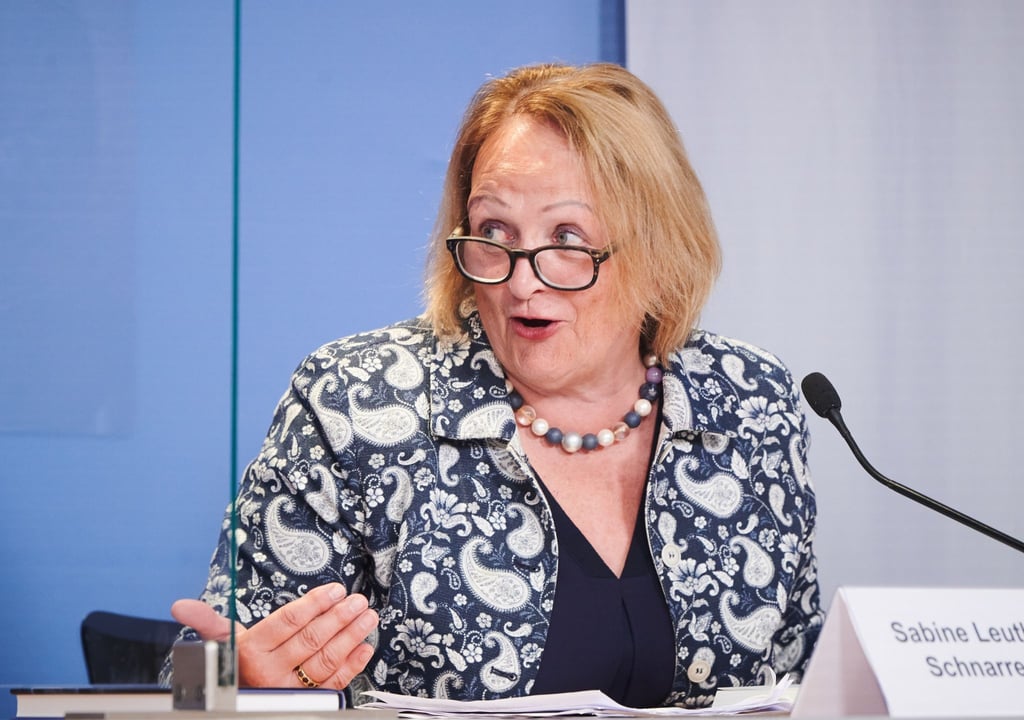 Nordrhein-Westfalens Antisemitismus-Beauftragte Sabine Leutheusser-Schnarrenberger in Berlin.