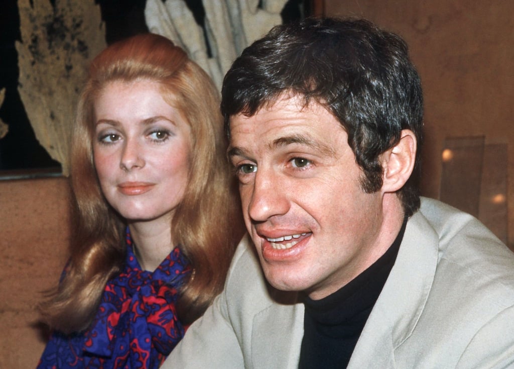 Die französischen Schauspieler Jean-Paul Belmondo und Catherine Deneuve (1999).